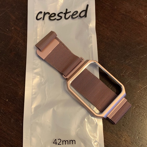 Crested Accessories - Milanese Stainless Steel Rose Watch Band, 42mm